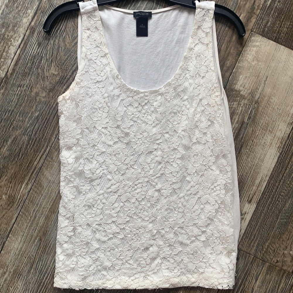 Ann Taylor lace shell